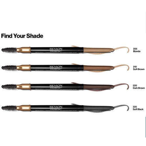 Revlon Colorstay Brow Pencil 220 Dark Brown - Picture 5 of 7