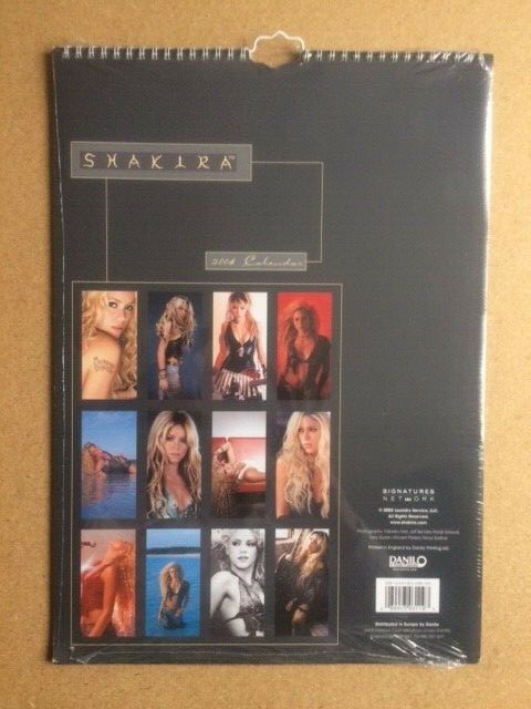 SHAKIRA Original Vintage Official 2003 Calendar (SP) | eBay