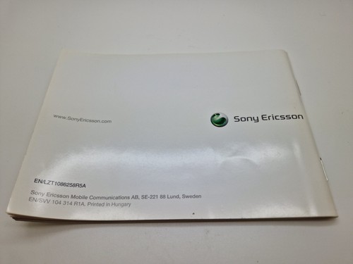 Nowy stary zapas Sony Ericsson T610 angielska instrukcja obsługi 3POST - Zdjęcie 4 z 4