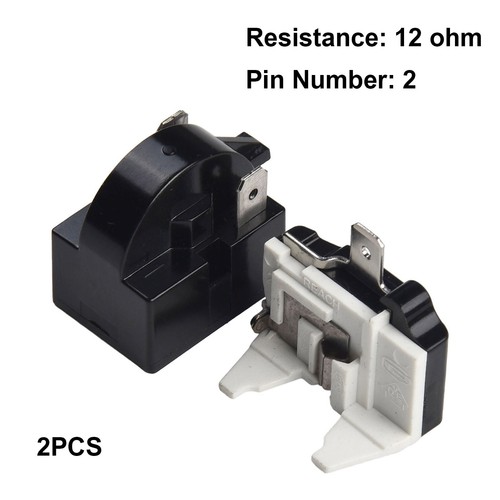 Refrigerator PTC Starter Relay Replacement 2-Pins Compressor Overload Protector - Picture 5 of 66