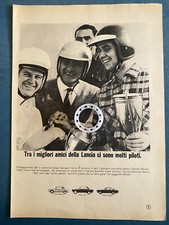 Rarissima pubblicità LANCIA Rally: HARRIS e Sandro MUNARI del 1966
