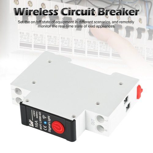 WiFi Smart Leitungsschutzschalter, 1P DIN-Schiene Home Fernbedienung Schalter - Bild 8 von 8