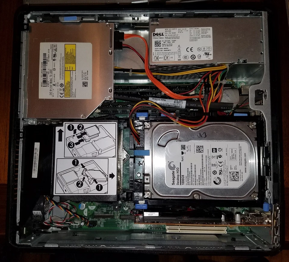 PC de escritorio 2,83 GHz cuatro núcleos, 8 GB de RAM, HD 1 TB, 2 GB gráficos, Win10, SFF Foto 4 de 4