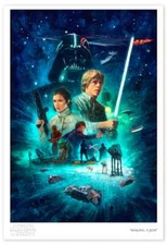 Super Star Destroyer Vader Leia Luke Han Hoth Classic Star Wars Empire Fine Art