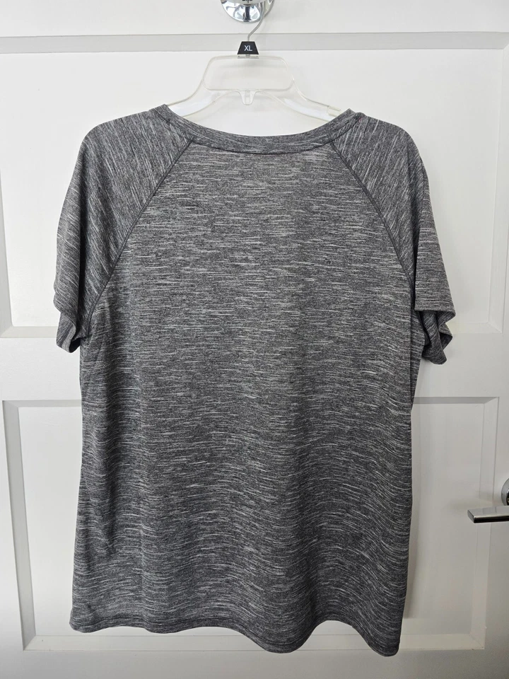 RBX Women’s Gray W/Pink Athletic Activewear Performance Top 1x - Image 4 of 4