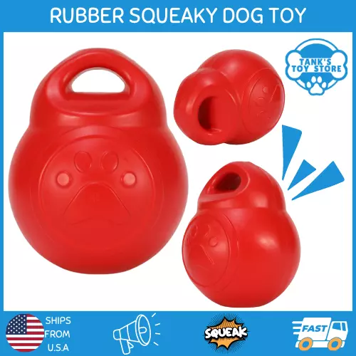 Rubber Ballistic Kettlebell Dog Toy