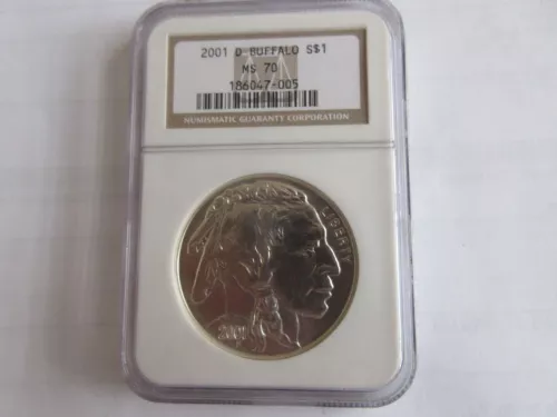 2001-D   American Buffalo NGC MS70  S$1