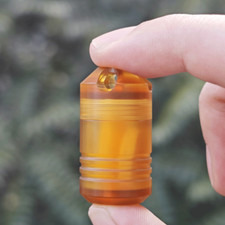 PEI ULTEM Waterproof Pill Case Holder Organizer Box Container Necklace Keychain