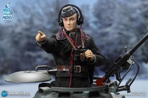 Figura de acción de juguete DID XD80027 1/12 WWII comandante Panzer alemán Otto Carius 6" - Imagen 4 de 14