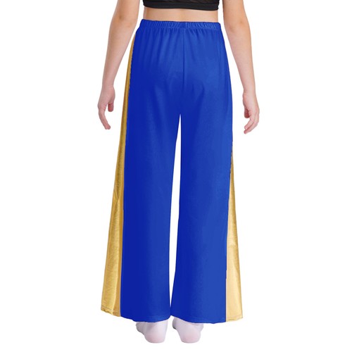 Kids Girls Dancewear Yoga Pants Ceremony Trousers Liturgical Celebration Dance - Picture 45 of 63