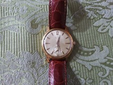 Olma "Polo Super " Vintage Watch Swiss Made Placcato oro Con Contasecondi. 