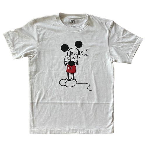 Ut Uniqlo Disney Yu Nagaba Mickey Mouse Mens White T Shirt Size Xs Ebay