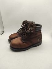 GEORGIA Work Boots Size 7.5 M Steel Toe Ankle WATERPROOF G6174 Oiler Farm Ranch