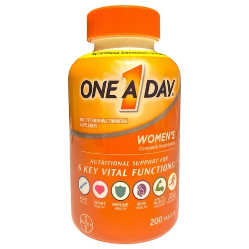 One A Day - Women’s Health Complete Multivitamin 6 Functions - 200 Ct, Exp:02/27