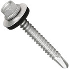 Roofing Screws, Hex Head Self-Drilling Roof Screws with Rubber Sealing Was