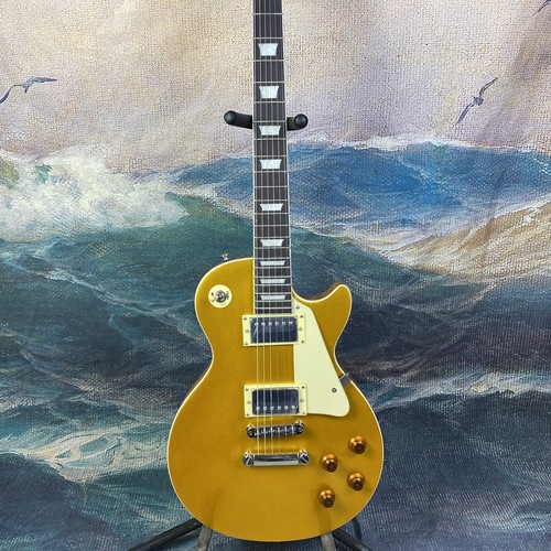 Standard 2010 Traditional Gold Top LP electric guitar H-H pickup in stock US - Picture 2 of 13