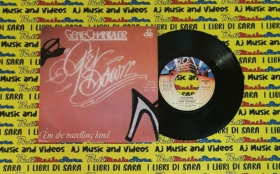 LP 45 7'' GENE CHANDLER Get down I'm the traveling kind 1978 italy no cd mc dvd*