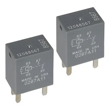 2 Pcs 12088567 20A 12V Multipurpose Automotive Power Relay 4Pins Compatible w...