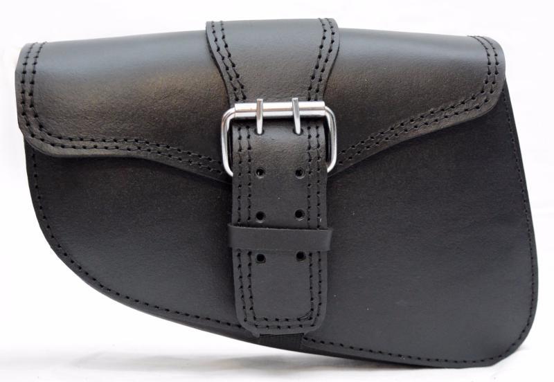 Sacoche latérale en cuir Sportster Iron Forty-Eight V-Rod custom