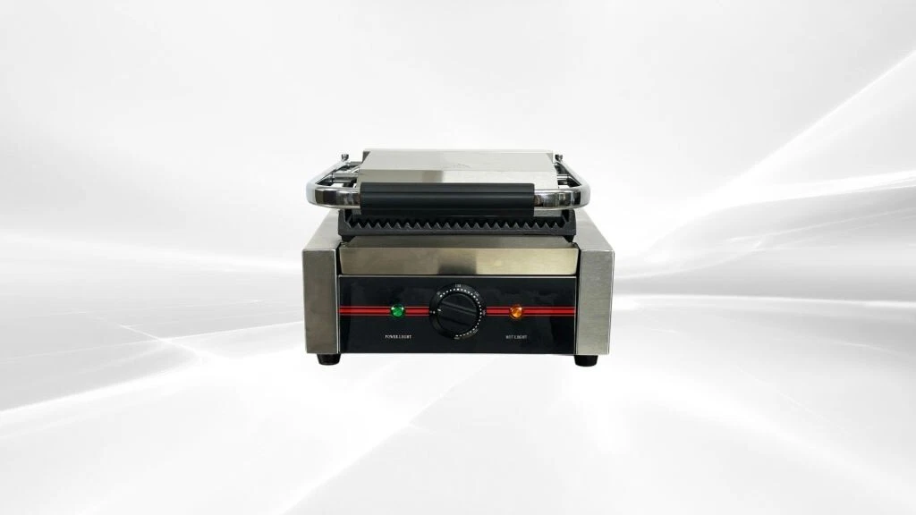 NSF 12" Panini Grill Sandwich Press Groove Ribbed Surface Single Electric 110V
Opens in a new window