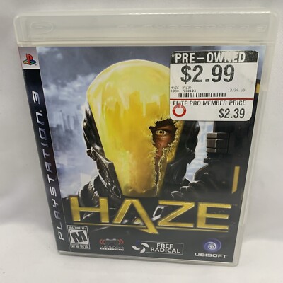 Haze PS3 (Sony PlayStation 3, 2008) Complete With Manual