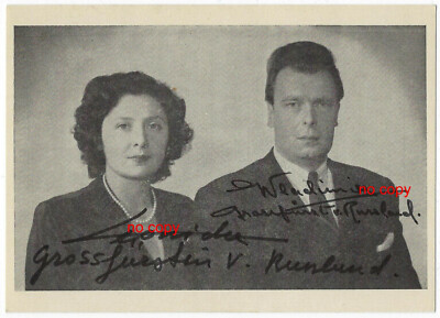 WLADIMIR KIRILLOWITSCH ROMANOW & LEONIDA G. BAGRATION - orig. Autograph, 1969