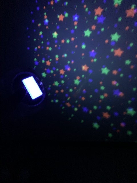 Discovery Kids Digital Alarm Clock Sound Machine Stars Projection Star