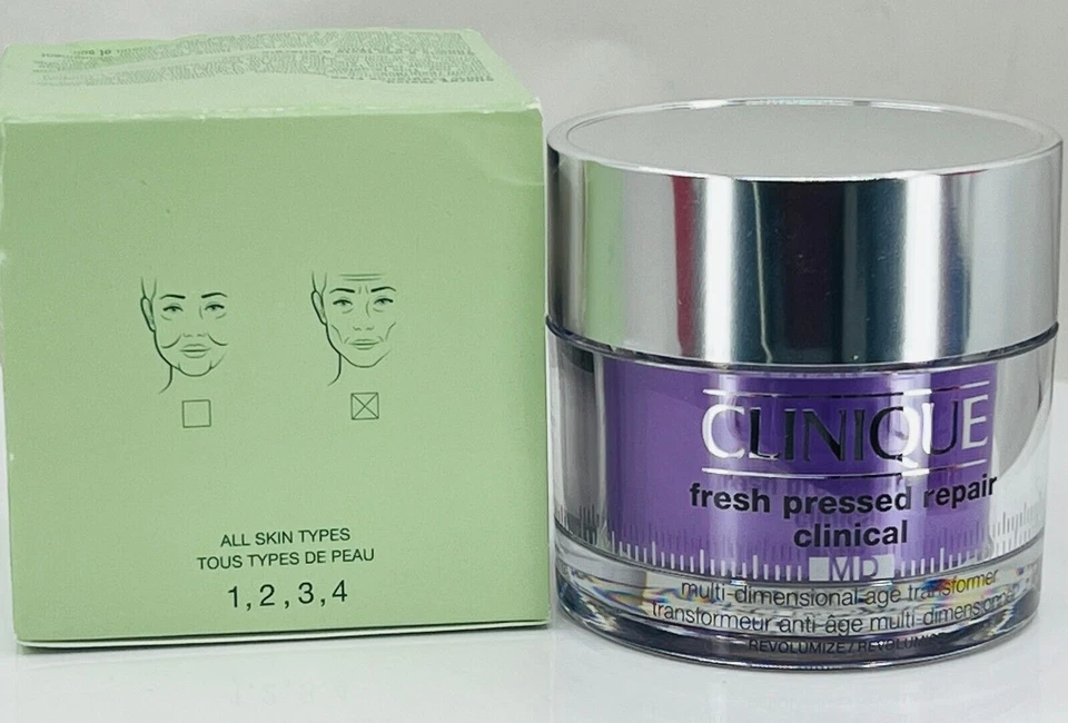 Clinique Fresh Pressed Repair Clinical MD Multidimensional Age -50 ml/1,7 oz -NUEVO EN CAJA Foto 3 de 4