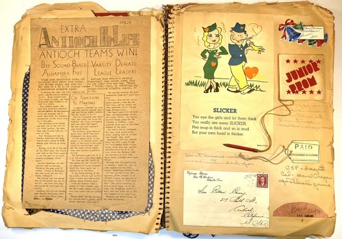 1941 San Francisco, Antioch High School, Letters, Photo, Music Program Scrapbook - Picture 6 of 22