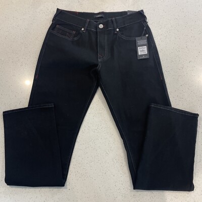 TRUE RELIGION RICKY 濃紺ストレートデニムパンツ　31×34. RICKY STRAIGHT JEAN - Dark Wash Muddy Waters | True Religion