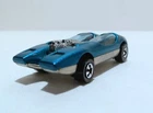 Vtg. Hot Wheels Redline Splittin Image Metallic aqua - 1968 (25th Anniv.)  VG+