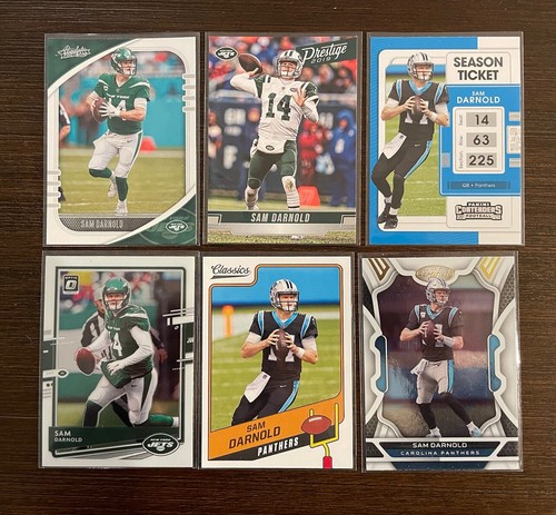 Sam Darnold Football Card Lot - 6 Cards