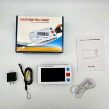 Spolehli 5.0 inch Portable Digital Magnifier, 4X-32X Zoom Electronic Reading Aid