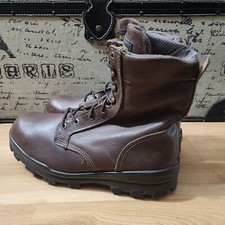 WOLVERINE Brown Safety WORK Boots, Dura Shocks, Thinsulate, Men's US Sz 13 W