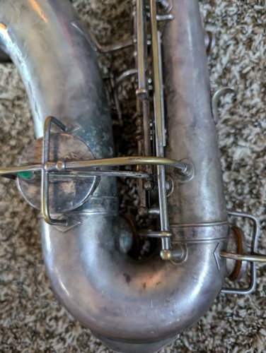 Martin Handcraft Troubadour Alto Saxophone Silver Plate Resto Matching SN 103181 - Picture 21 of 24
