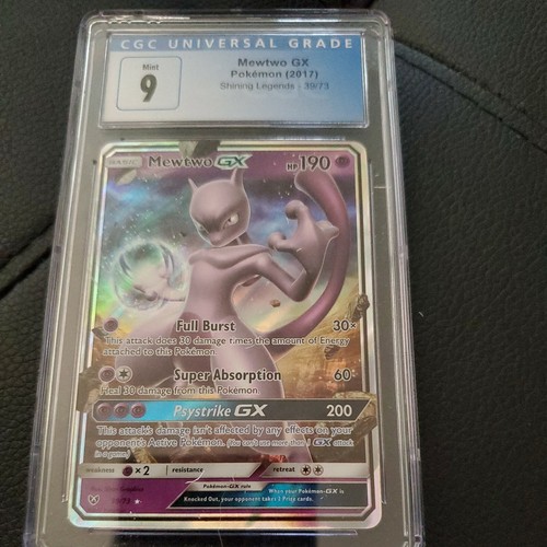 Mewtwo-GX graded CGC 9 for sale on eBay