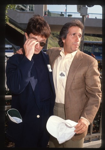 1990s HENRY WINKLER & MARTIN SHORT Original 35mm Slide Transparency ACTOR nb