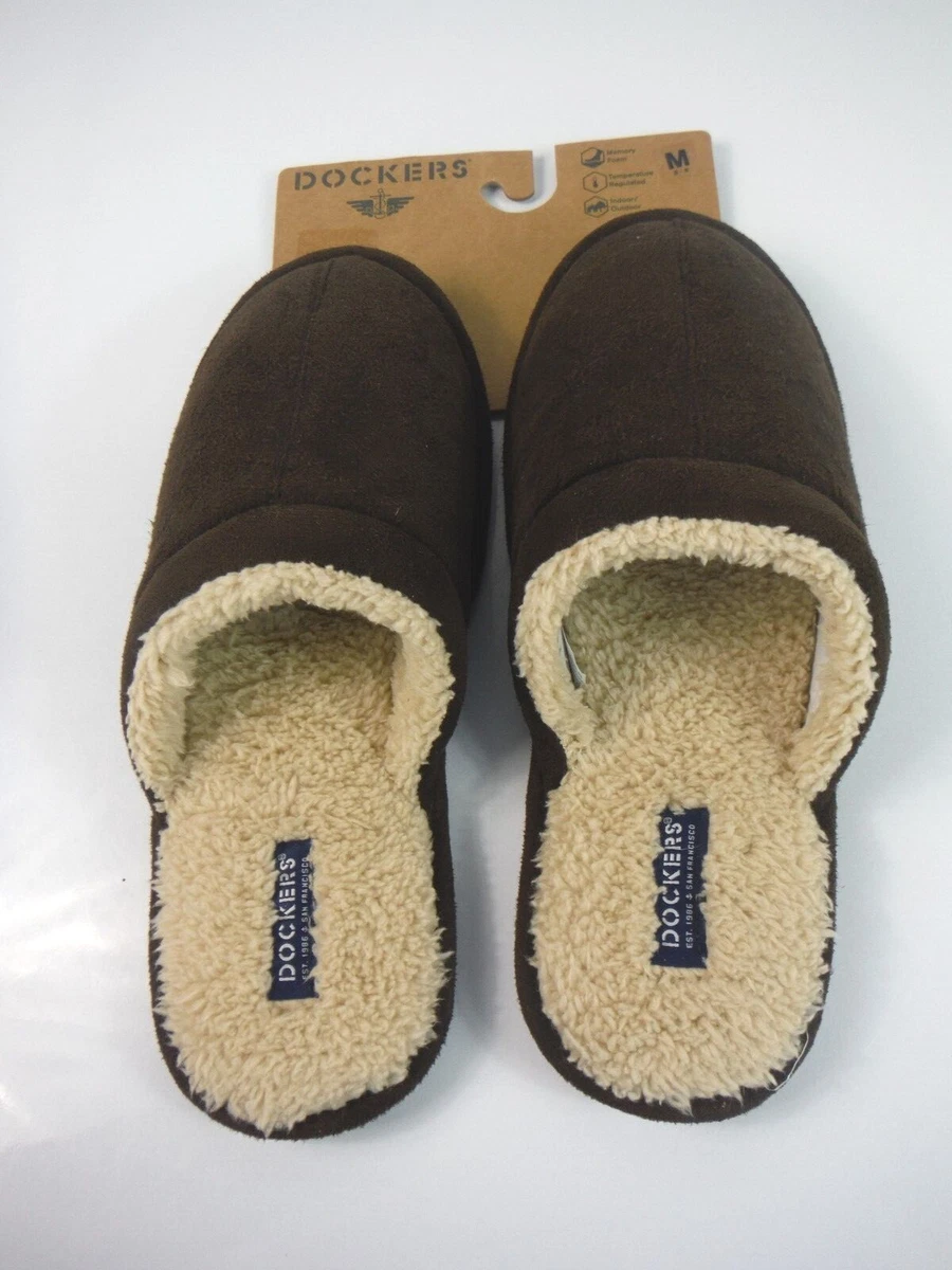 Dockers memory foam slippers cheap