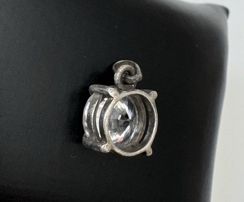 Colgante Art Deco plata 835 con cristal de montaña - ¡brillante y potente! - Imagen 10 de 10