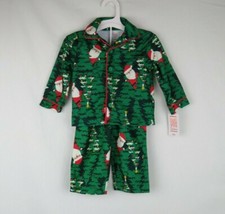 Just One You by Carters Santa 2 Piece Pajama Set Size 12 Months