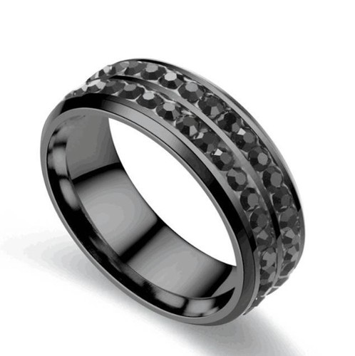 Weight Loss Crystal Rhinestone Ring Slimming Healthcare Ring Magnetic Jewel Gift - Picture 8 of 11