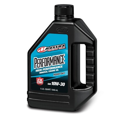 Maxima 39-34901 Performance Racing Oils 10W-40 2X Zinc 12-Quart Kit