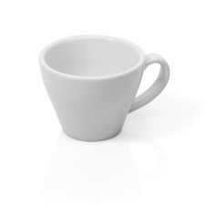 40x Espresso doppio Tasse Obertasse Italia 180 ml wei&szlig;, Porzellan, Doppelter Esp