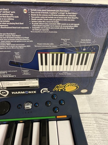 Wii RockBand 3 Mad Catz Harmonix Wireless Keyboard 96161 Great Condition - Picture 9 of 13