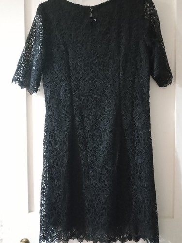 La Redoute Black Short Sleeved Lace Dress Size 10 - VGC - Worn once - Picture 6 of 9