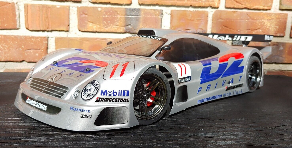 1:10 RC Clear Lexan Body Mercedes CLK GTR 200mm Nitro