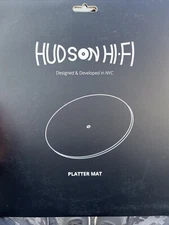 Hudson Hi-Fi BlueLit  Acrylic Turntable Slipmat RARE SOLD OUT