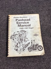 Harley-Davidson Panhead Service Manual 1948-1957 Rigid Original Not Reprint