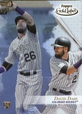 2017 Topps Gold Label Class 1 #15 David Dahl RC - BB
