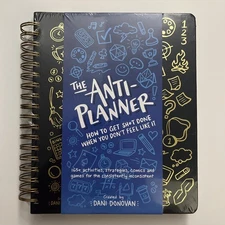 The ANTI-PLANNER How to Get Sh*t Done When You Don't Feel Like It -FREE SHIPPING
